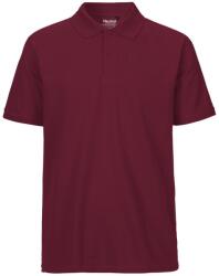Neutral Férfi galléros póló Classic organikus Fairtrade biopamutból - Bordeaux | 3XL (NE-O20080-1000132968)