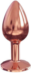 Dorcel Dop anal din aluminiu Dorcel Diamond Plug S - mic (auriu roz)