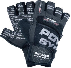 Power System Wrist Wrap Gloves Power Grip PS 2800 1 pár - fekete, M