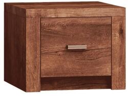 TEMPO KONDELA INFINITY világosbarna mdf éjjeliszekrény