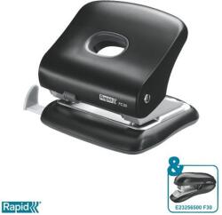 RAPID Lyukasztó, kétlyukú, 30 lap, RAPID "FC30", fekete (E23639401) - pritone