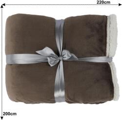 Tempo ANKEA barna polyester takaró