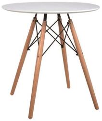 TEMPO KONDELA GAMIN fehér mdf étkezőasztal 60cm