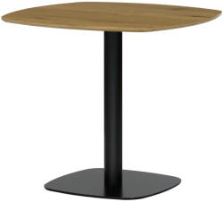 Artium Étkezőasztal, Bárasztal, MDF lap, tölgy dekor, fekete fém (DT-X7117_OAK)