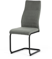 Artium Szánkótalpas Étkezőszék, zöld szövet, fekete fém (DCL-X7018_GRN2)