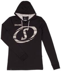 Spalding Fast Hooded Longsleeve Damen Kapucnis melegítő felsők 40221715-blackgreymelange Méret M