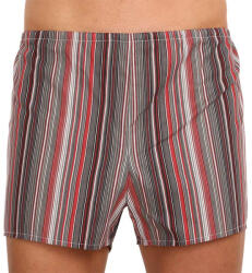 Foltýn Klasszikus férfi bő szárú boxeralsók Foltýn piros csíkos extra túlméretezve 7XL