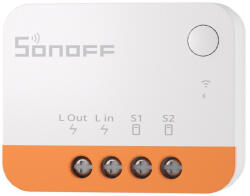 SONOFF ZBMINI Extreme (ZBMini-L2) csak fázissal működő, okos Zigbee 3.0 kapcsolórelé (SON-REL-MINI-L2-ZB)