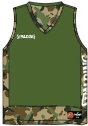 Spalding Reversible Tank Top Póló 40221207-camokhaki Méret L