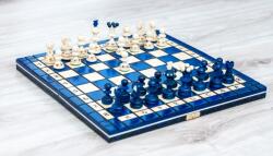 Sakküzlet Queen´s gambit fa sakk-készlet (kék)