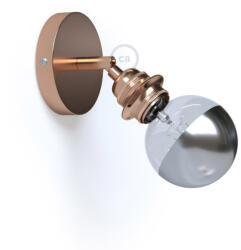 Creative-Cables Fermaluce Metal 90°, az állítható falra vagy mennyezetre szerelhető fényforrás E27 menetes lámpafoglalattal (APM2RATBS1RAPMRATF-L)