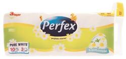 Perfex Toalettpapír PERFEX 3 rétegű 10 tekercses kamilla (SKU09308) - fotoland
