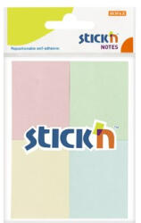STICK N Öntapadós jegyzettömb STICK'N 38x51mm pasztell mix 4x50 lap (21090)