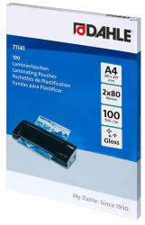 DAHLE Lamináló fólia DAHLE 71141 A/4 80 mikron fényes 100/csomag (2D71141) - papir-bolt