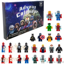 Rongdeng Bao Technology Co. , Ltd 24 db-os szuperhős adventi kalendárium naptár