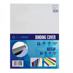 Bluering hátlap, A4, 230 g, bőrhatású, fehér (HAT230GBORHAT)