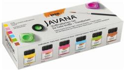 Textilfesték szett világos textilre JAVANA Trend Colors 6x20 ml ()
