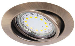 Rábalux Lite Ráépíthető és Beépíthető lámpa Ø86mm GU10 1x MAX 50W 3000K IP40 bronz RAB1051 (RAB1051)