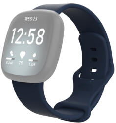  BUTTERFLY Szilikon szíj Fitbit Versa 3 / Fitbit Sense sötétkékhez