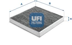 UFI Filtru, aer habitaclu UFI 54.318. 00