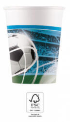 Procos Soccer Fans, Focis papír pohár 8 db-os 200 ml FSC PNN93746 (PNN93746)