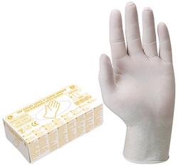Ganteline Latex Púder Nélküli Vizsgálókesztyű (L) 100 db/doboz (5820)