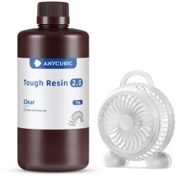 Anycubic UV Tough Resin 2.0 - Clear (Áttetsző), 1kg