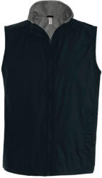 Kariban Uniszex mellény akril bevonattal, Kariban KA679, Black/Grey-S (ka679bl-gr-s)