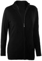 Kariban Női testhezálló cipzáras kardigán, Kariban KA962, Black-2XL (ka962bl-2xl)