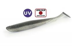 Molix RA Shad 4.5" / #148 - UV Clear Chart / Multy Color Flake gumihal