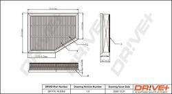 Dr! ve+ Filtru aer Dr! ve+ DP1110.10. 0352 (DP1110.10.0352) - automobilus