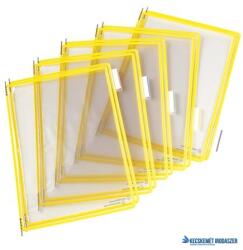 DJOIS Bemutatótábla, A4, acélkeretes, DJOIS, sárga (TF114004) - kecskemetirodaszer