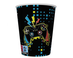 Daisy Pol-Mak Papírpohár 2dl, 6db, Gamer, Joystick (LUFI990307)