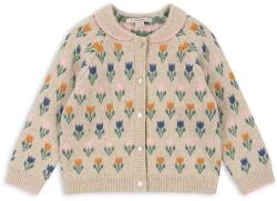 Konges Sløjd gyapjú gyerek kardigán BELOU KNIT CARDIGAN bézs, KS101424 - bézs 104