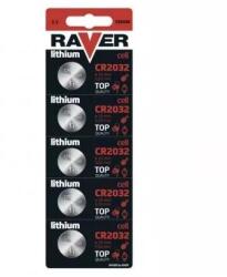 RAVER CR2032-C5 3V Raver lítium gombelem