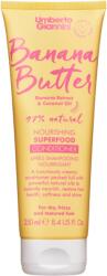 Umberto Giannini Balsam hranitor pentru parul uscat, frizzy sau texturat Umberto Giannini Banana Butter Nourishing Superfood Conditioner 250 ml (57251)