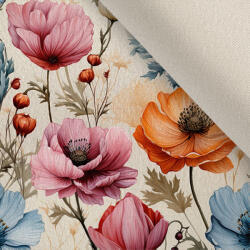 Takoy Ruházati stretch bársony világos virágok 145