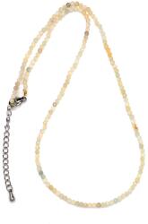 R. M. ékszer Berill heliodor fazettált golyó 2-3mm kapcsos (21204)