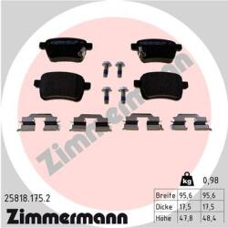 ZIMMERMANN set placute frana, frana disc ZIMMERMANN 25818.175. 2 (25818.175.2)