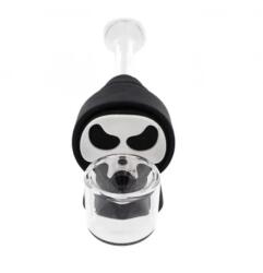 Urban Crew Pipa sticla Skull negru - detasabila