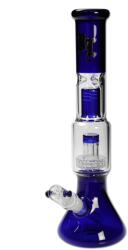 Black Leaf Bong din sticla Multi Level Percolator Blue 36cm