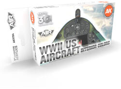 AK Interactive WWII US Aircraft Interior Colors SET 3G (AK11734)