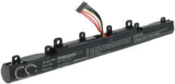 VHBW Notebook akkumulátor Asus 0B110-00480100, A41lj5H, A41N1702-1 - 2800 mAh 14, 4 V Li-Ion (889000209)