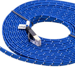 VHBW Ethernet Kábel Cat. 7 - 5m, Kék, Lapos (888100997)