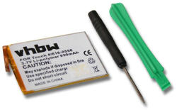 VHBW MP3-lejátszó akku Apple 616-0551, 616-0552, 616-0550 - 930 mAh 3, 7 V Li-polimer (800102322)