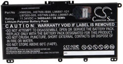 VHBW Notebook akkumulátor HP HSTNN-IB9O, HSTNN-IB90, HSTNN-LB8U - 3400 mAh 11, 34 V Li-polymer (888203035)
