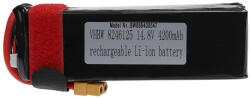 VHBW Modellkészítő eszköz akkumulátor - 4200 mAh 14, 8 V Li-polimer, XT60 (888400547)