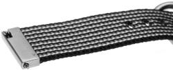 VHBW Fossil Q csuklópánt - 10, 7 cm + 8, 3 cm, 20 mm, nylon, fekete, fehér, szürke (800117028)