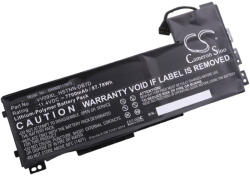 VHBW Notebook akkumulátor HP 808398-2C1, 808398-2B1, 808398-2B2 - 7700 mAh 11, 4 V Li-polimer, fekete (800117970)