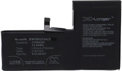 VHBW Mobiltelefon akkumulátor Apple 616-00351-hez - 3150 mAh 3, 82 V Li-polimer (888203405)